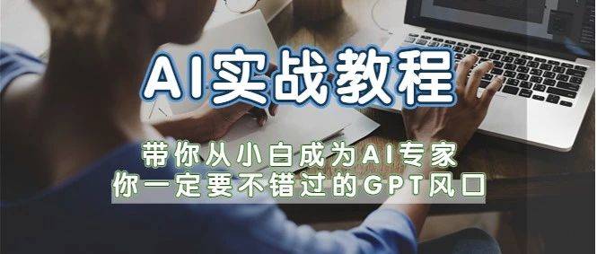 AI实战教程，带你从小白成为AI专家，你一定要不错过的GPT风口-海豚优课