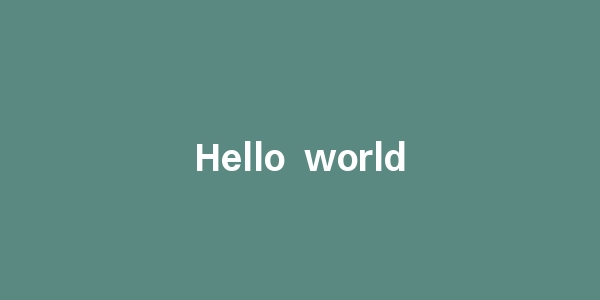 Hello world-海豚优课